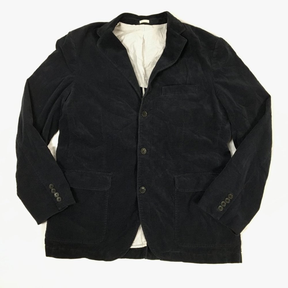 J CREW Vintage Cord 3 Button Sport Coat Jacket Lrg